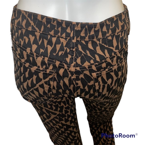 Joe’s Jeans Wild Collection The Skinny Animal Print Tan Black Jeans - Size 27 - Picture 6 of 10